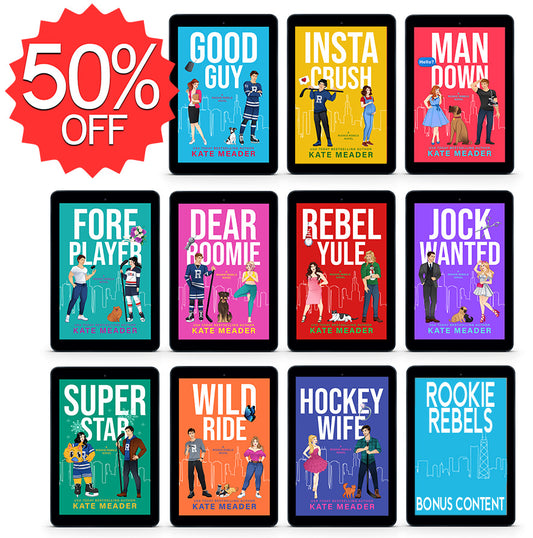 The Ultimate Hockey Romance Ebook Bundle (Rookie Rebels Books 1-10 + Bonus Novella & Content)